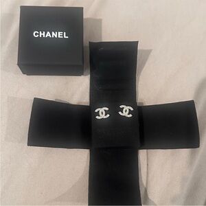 Chanel stud earrings